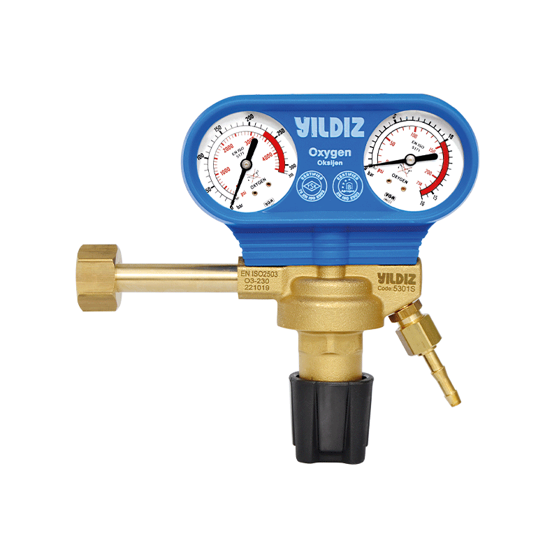 Yıldız Gaz Armatürleri Basınç Düşürücü Manometre